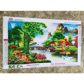 Tranh đính đá phong cảnh VS083 (80 x 50 cm)