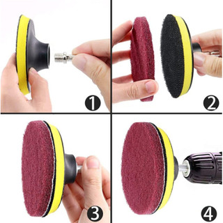 Bùi Nhùi Tròn Gắn Máy Chà 125mm