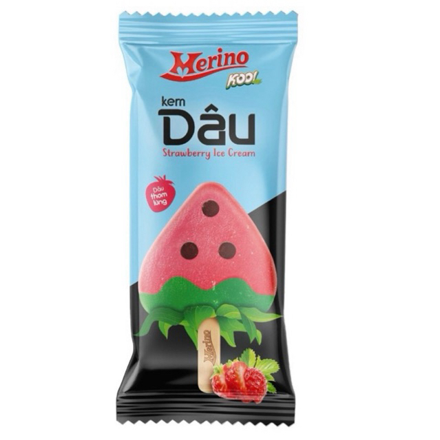 Kem Merino kool trái dâu