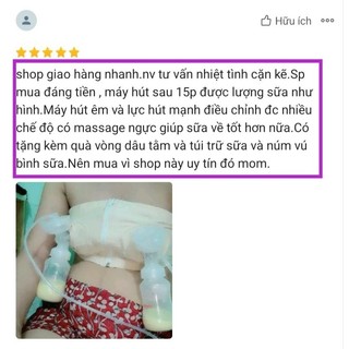 [Tặng Núm Ti] Máy Hút Sữa Điện Đôi ICHIKO Nhật Bản M5-Bản Mới(Massage;Kích sữa;Vắt Kiệt)