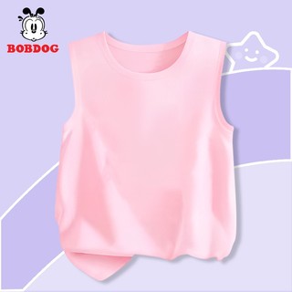 Áo ba lỗ bé gái bobdog,áo thun 3 lỗ bé gái trơn cho bé