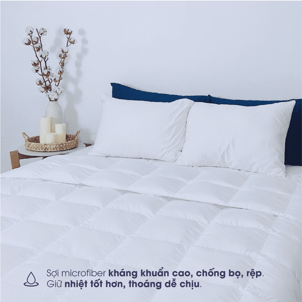 Ruột chăn lông vũ Microfiber Cao Cấp Changmi cực êm, giữ nhiệt tốt. Tiêu chuẩn khách sạn 5 sao | BigBuy360 - bigbuy360.vn