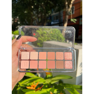 Bảng phấn mắt CLIO Pro Eye Air 12 ô tone #02 Rose Connect hồng khô