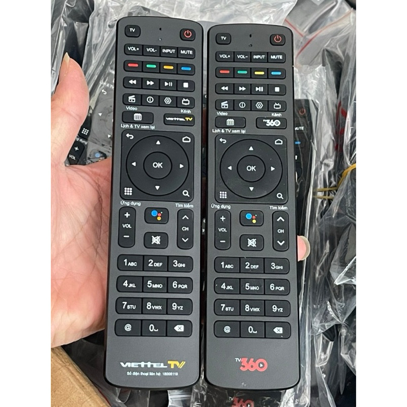 Điều khiển Viettel TV360 có Giọng Nói - Remote Đầu Thu Viettel TV 360