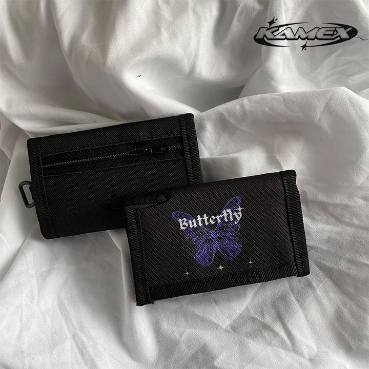Ví Butterfly Ví Ngắn Unisex Kamex backpack + Tặng kèm dây đeo