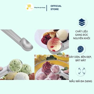 Cây cào kem bằng gang