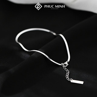  Lắc chân bạc nữ PMJ Soly sang trọng cuốn hút phụ kiện trang sức cho phái đẹp Phúc Minh Jewelry 
