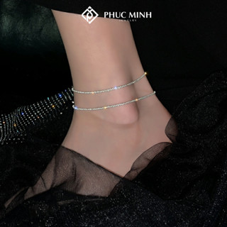 Lắc chân bạc PMJ lắc bạc xù 925 Basic Katy PMJ0099 Phuc Minh Jewelry