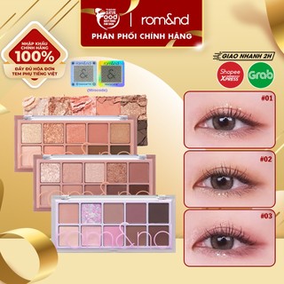 Bảng Phấn Mắt 10 Màu Siêu Lấp Lánh Romand Better Than Eye Palette