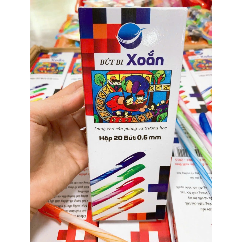 Bút bi nến xoắn ( hộp 20 chiếc )