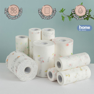 Cuộn 100-200 Khăn Giấy Vải Lau Đa Năng, Lau Bếp, Lau Chén Bát, Có Thể Tái Sử Dụng, Siêu Thấm Hút.