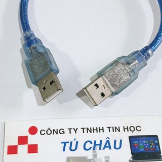 Cáp USB Link (Cáp 2 đầu USB 2.0 đực) / Cáp USB máy in 2.0 (Dài 30Cm)