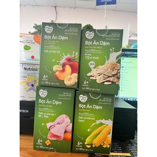 Bột ăn dặm Mămmy bổ sung Vitamin, Sắt, Kẽm và chất xơ hòa tan cung cấp 100% nhu cầu DHA - Hộp 7 gói 20g