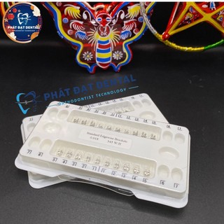 [ SHIP HOẢ TỐC HCM ] Mắc Cài Kim Loại EDGEWISE 0°