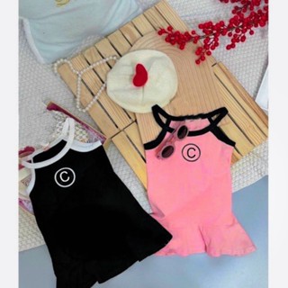 (8-18kg) Váy bé gái 2 dây sành điệu QATE920 - đầm bé gái body cổ yếm bé gái TB240