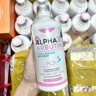 Sữa Tắm Dưỡng Trắng Da Alpha Arbutin 3 Plus Collagen Bath Cream 450ml Thái Lan