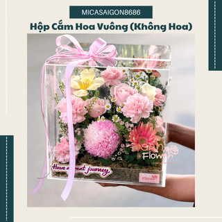 Hộp trong suốt đựng quà - hộp quà trong suốt - hộp mica trong suốt - hộp mica vuông