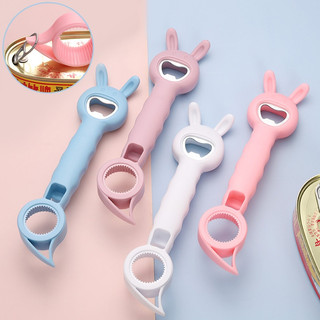 ❌SIÊU SALE❌ Dụng Cụ Mở Nắp Chai / Bật Bia Mở Nắp Lon 4in1 Hình Thỏ Màu Sắc Dễ Thương 88389 Siêu thị tiện ích 88