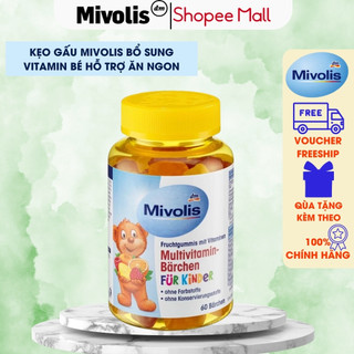 Kẹo gấu Multivitamin Barchen Vị Trái Cây Mivolis 60 Viên của Đức bổ sung vitamin khoáng chất cho bé