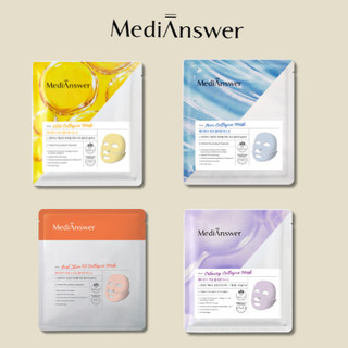  MEDIANSWER 4 Miếng Mặt nạ thạch Collagen Mask