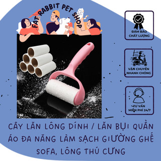 Cây lăn lông dính / lăn bụi quần áo đa năng làm sạch giường ghế sofa, lông thú cưng