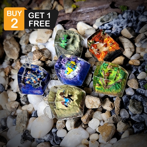 DC Marvel keycap artisan, DC Marvel hulk, groot, deadpool, artisan keycap, resin, expoxy groot