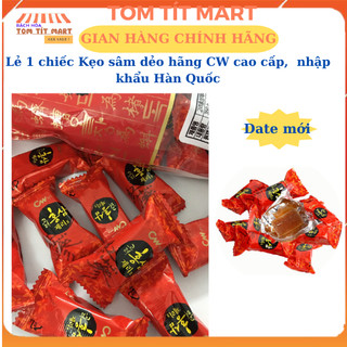 Lẻ 1 chiếc Kẹo hồng sâm dẻo hãng CW cao cấp, nhập khẩu Hàn Quốc