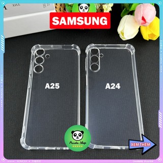 Ốp Samsung A24 4G / A25 Bảo Vệ Cam, Chống Sốc, Trong Suốt, Silicon
