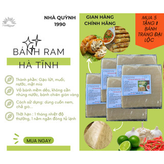 Bánh ram hà tĩnh loại đặc biệt bánh cuốn nem rán giòn rụm thơm ngon loại 18 đến 20 lá nhà quỳnh 1990