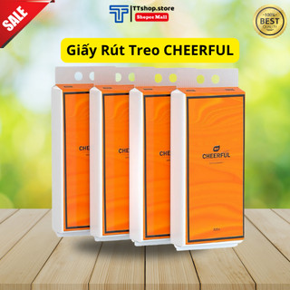 Giấy Rút Treo Tường Cheeful 1280 Tờ Dai ,Mềm,Mịn Tiện Lợi (LOGKENT)