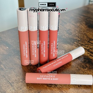New - son kem lì sephora collection - soft matte & easy liquid lipstick