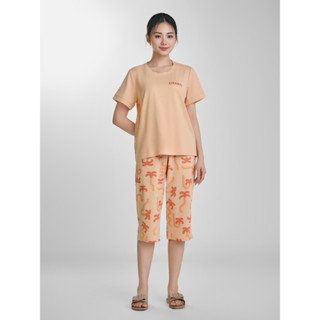 BỘ MẶC NHÀ WINNY 24119 ÁO CỘC TAY QUẦN NGỐ CHẤT LIỆU COTTON SUPIMA