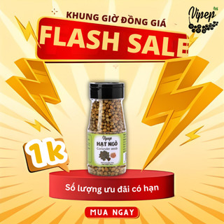 Hạt Ngò Tự Nhiên Vipep Hũ Nhựa 30g - Gia vị Vipep