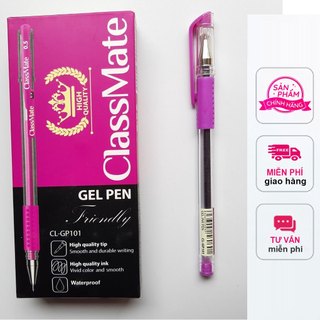 Hộp 12 bút gel nước mực tím classmate cl-gp101