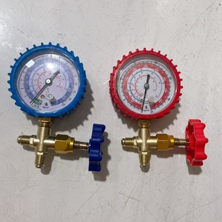 Đồng hồ nạp gas đơn [ẢNH THẬT] Đồng hồ nạp gas máy lạnh, áp cao, áp thấp