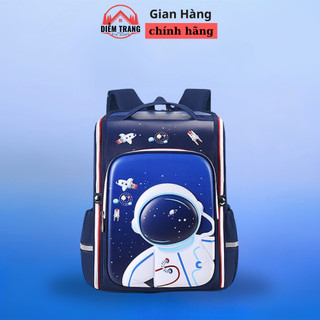 Balo đi học, balo chống gù in hình 3D nổi cho học sinh cấp 1 chất liệu vải chống nước có phản quang ( Hàng Đẹp )