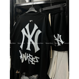 Áo thun MLB Yankess - Like Korea Unisex Nam Nữ Cao Cấp 100% Cotton - Đầy Đủ Tem Tag Túi Zip
