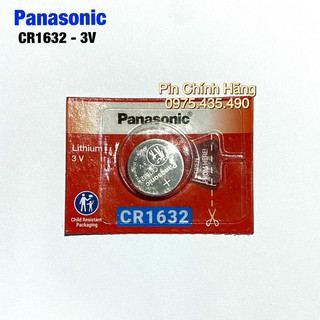 Pin Panasonic CR1632 Lithium 3V Hàng Chính Hãng Vỉ 1 Viên
