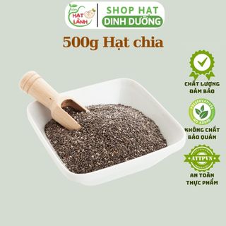 500g Hạt chia đen nhập khẩu Úc- Tiệm Hạt Lành