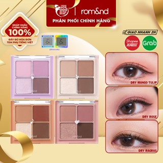 Bảng màu mắt 4 ô thời thượng, siêu mịn, lâu trôi Hàn Quốc Romand Better Than Eyes 6.5g