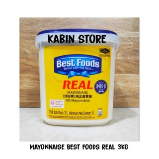 Xốt Mayonnaise Best Foods Real Unilever 3KG Cabin Store
