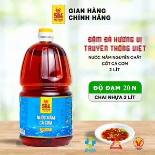 Chai 2 Lít Nước mắm Nhỉ Cá Cơm 20 độ đạm- 584 Nha Trang - Nước mắm Truyền Thống, Date mới nhất