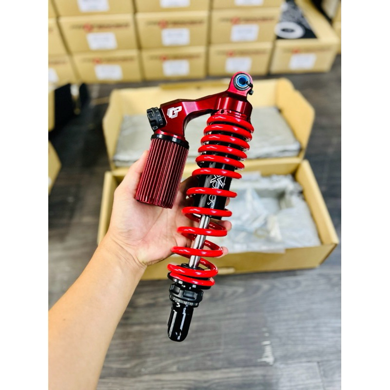 Phuộc Profender gắn Vario 125/150 Vario160 vision click shmode - 2 tăng chỉnh - có bình dầu