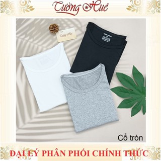 Áo lót nam ICOOLMAN thun trơn cổ tròn tay ngắn form ôm body