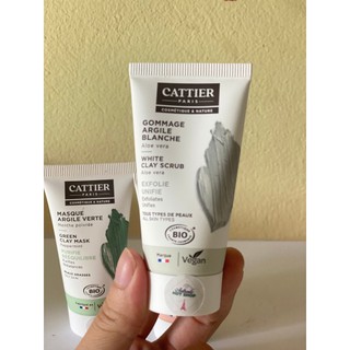 Mặt nạ đất sét hữu cơ thuần chay Cattier Paris Masque Argile