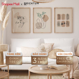 Tranh treo tường canvas cao cấp  của  REICHTUM - Phòng khách/ Nhà ngủ/ Decor trang trí/ Chất vải canvas