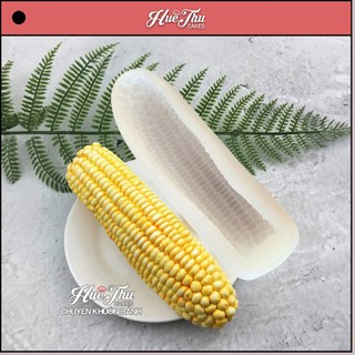 Khuôn silicon Bắp Ngô 11.2/17.9cm làm bánh rau câu 3D 4D nhấn xôi, fondant, socola, nến hanmade