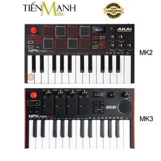 Akai mpk mini play mk2, mk3 25 phím - midi keyboard controller bàn phím sáng tác sản xuất âm nhạc producer