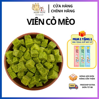 Viên Cỏ Dành Cho Mèo Hỗ Trợ Tiêu Búi Lông, Giúp Làm Sạch Răng Miệng Cho Mèo - Xoài Non Petshop