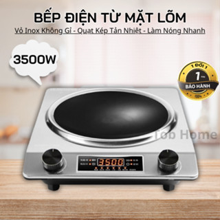 (CÔNG SUẤT 3500W) Bếp Điện Từ Mặt Lõm - Bếp Từ Đơn Công Suất Lớn Tiết Kiệm Điện Có Hẹn Giờ Tắt An Toàn Dễ Sử Dụng